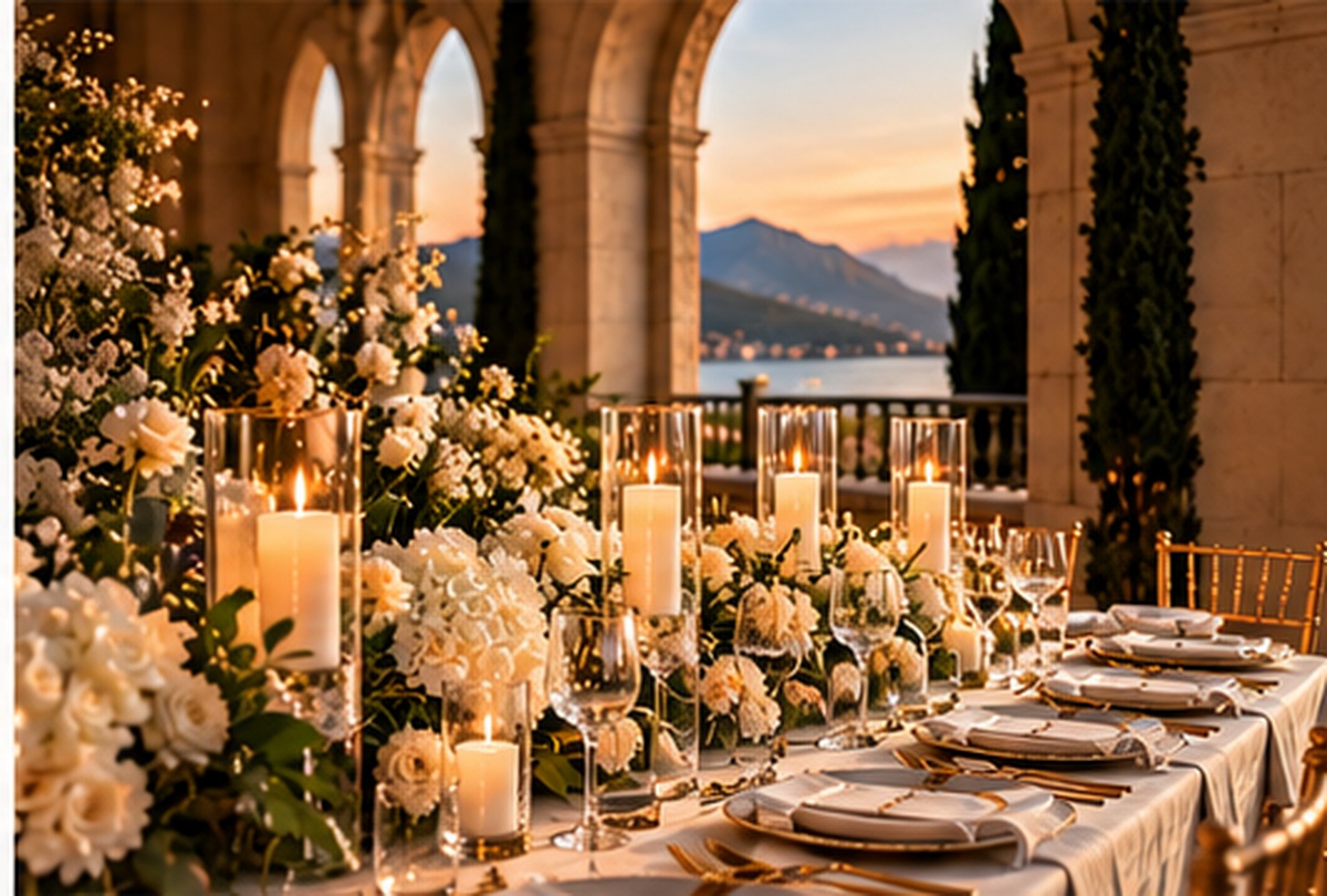 Editorial event imagery from the M.O. design concept; illustrative, not a photograph of the described event